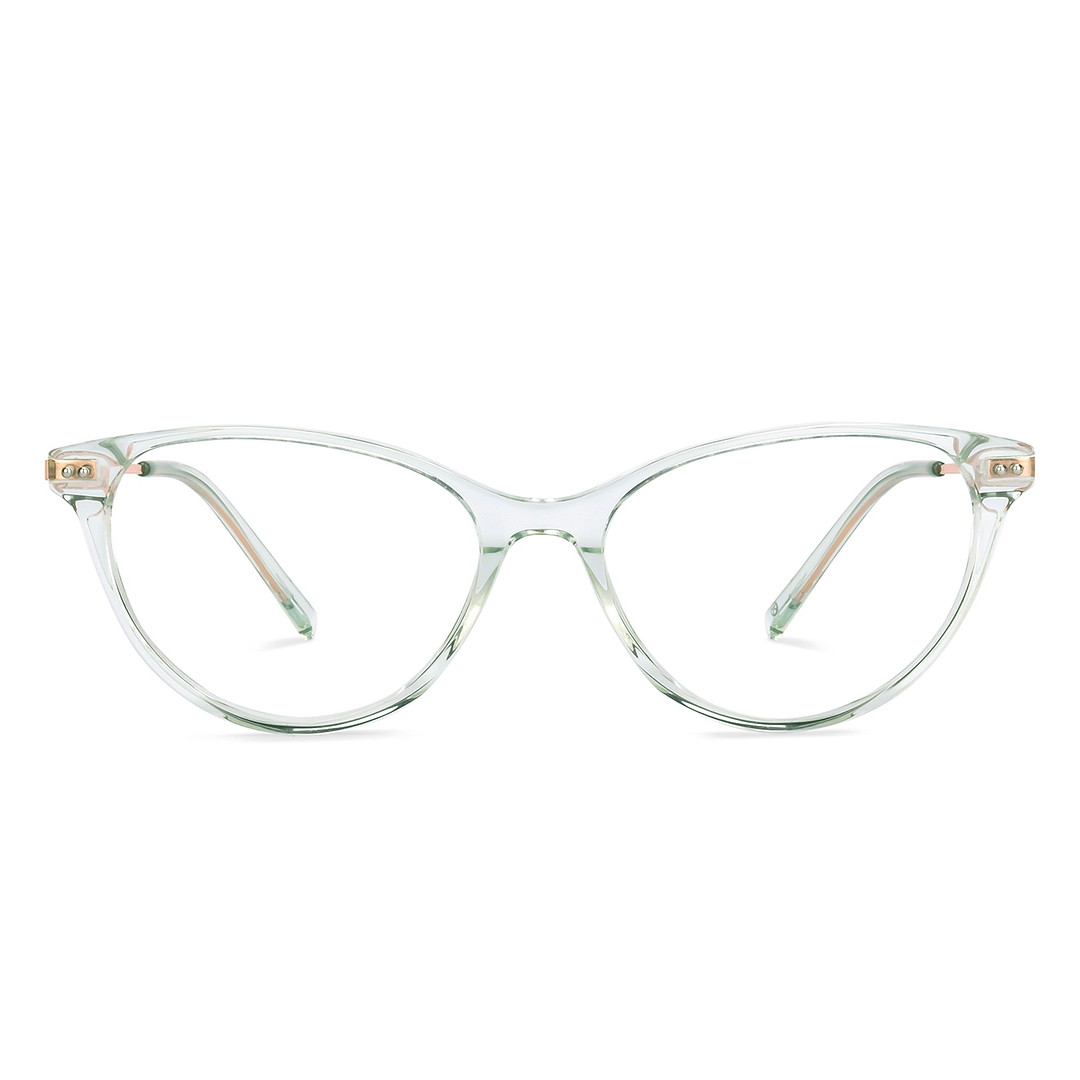 John Jacobs Online Light Green Full Rim Cat Eye right side