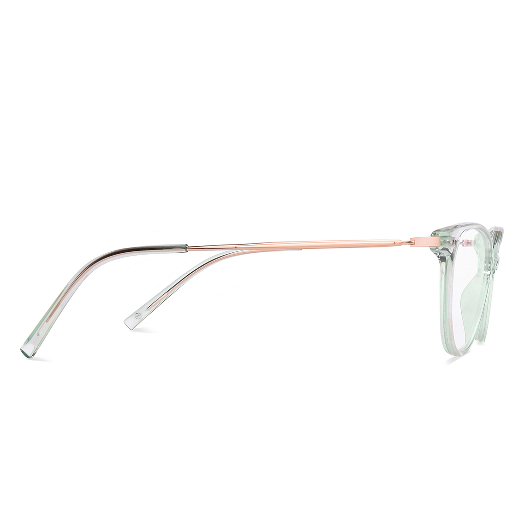 John Jacobs Online Light Green Full Rim Cat Eye left side