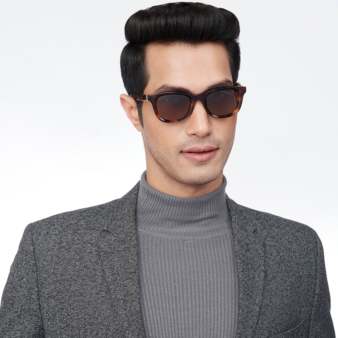 John Jacobs Online Tortoise Full Rim Rectangle left side