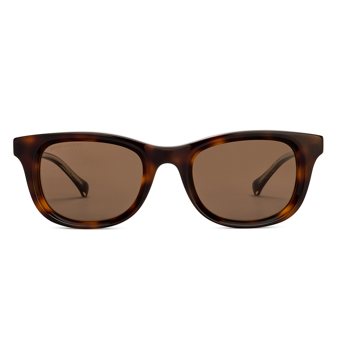 John Jacobs Online Tortoise Full Rim Rectangle left side