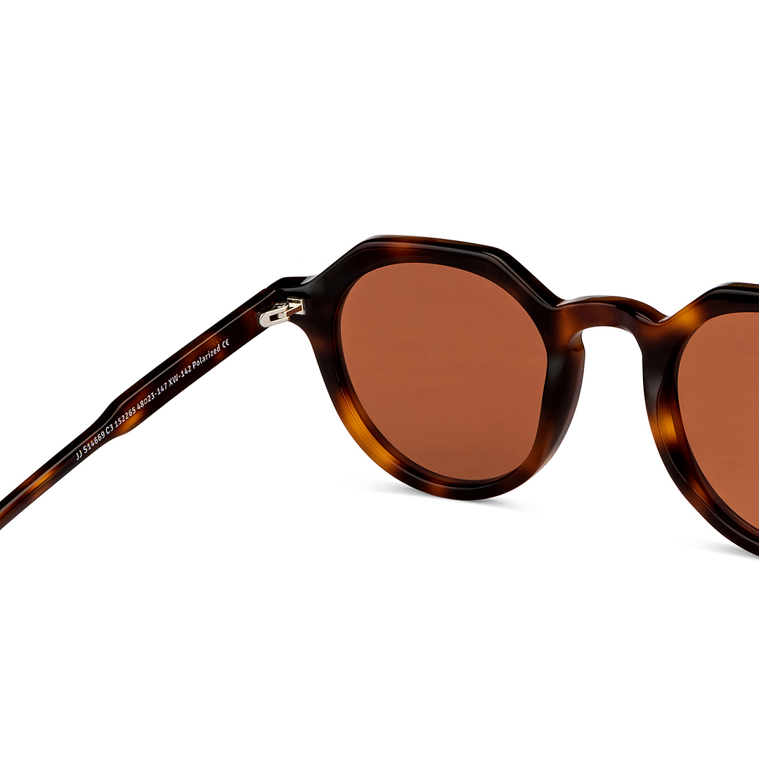 John Jacobs Online Tortoise Full Rim Round right side