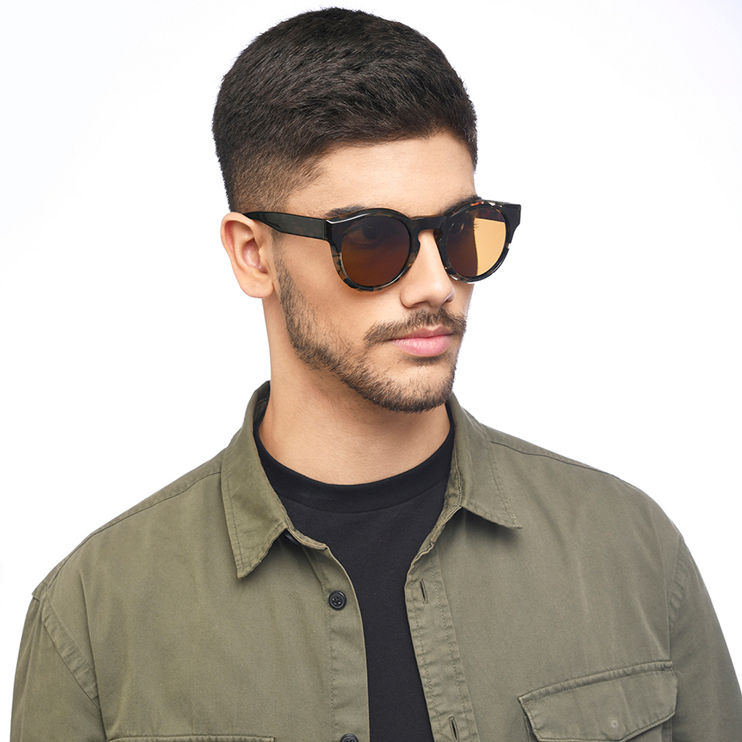 John Jacobs Online Tortoise Full Rim Round right side