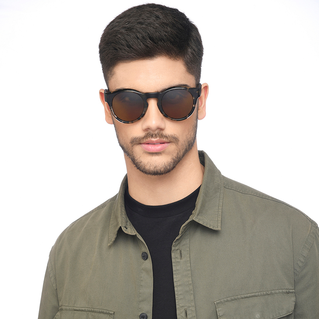 John Jacobs Online Tortoise Full Rim Round left side