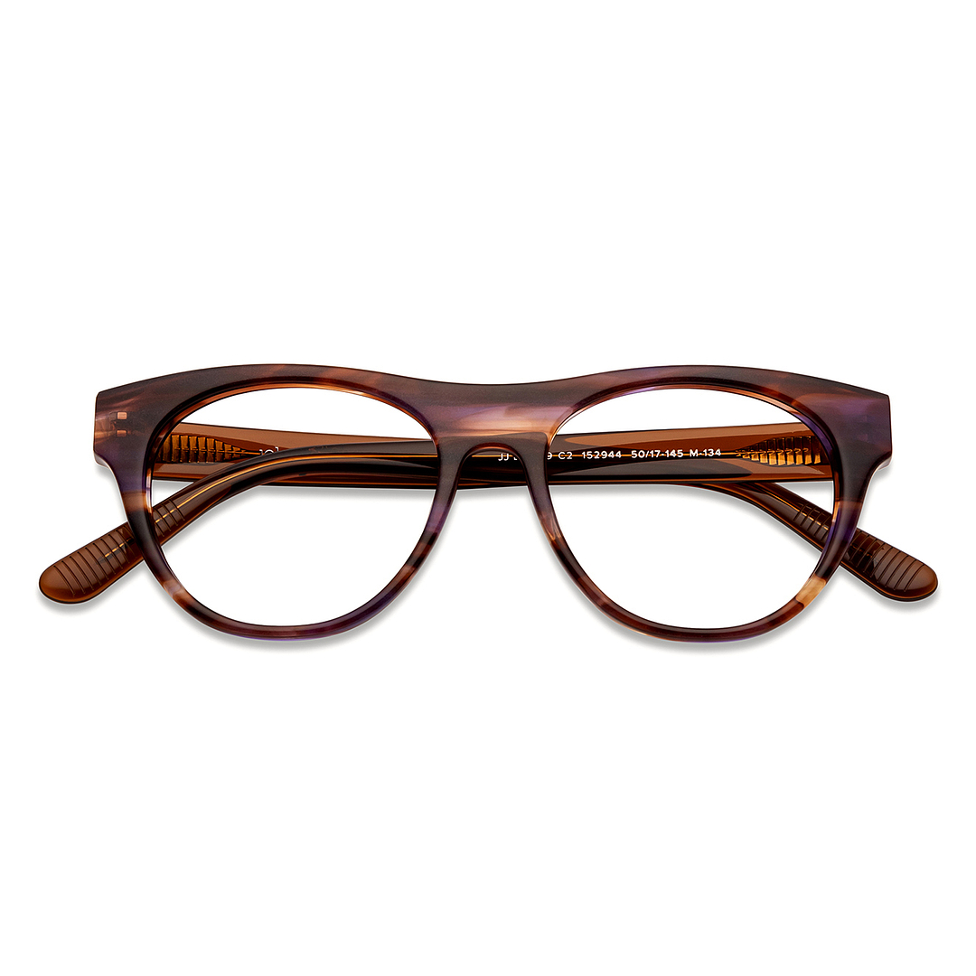 John Jacobs Tortoise Full Rim Square left side