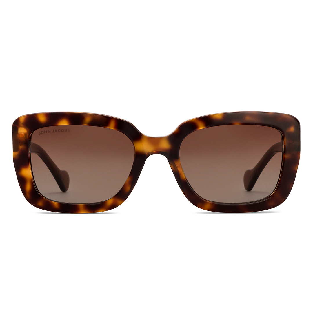 John Jacobs Online Tortoise Full Rim Rectangle right side
