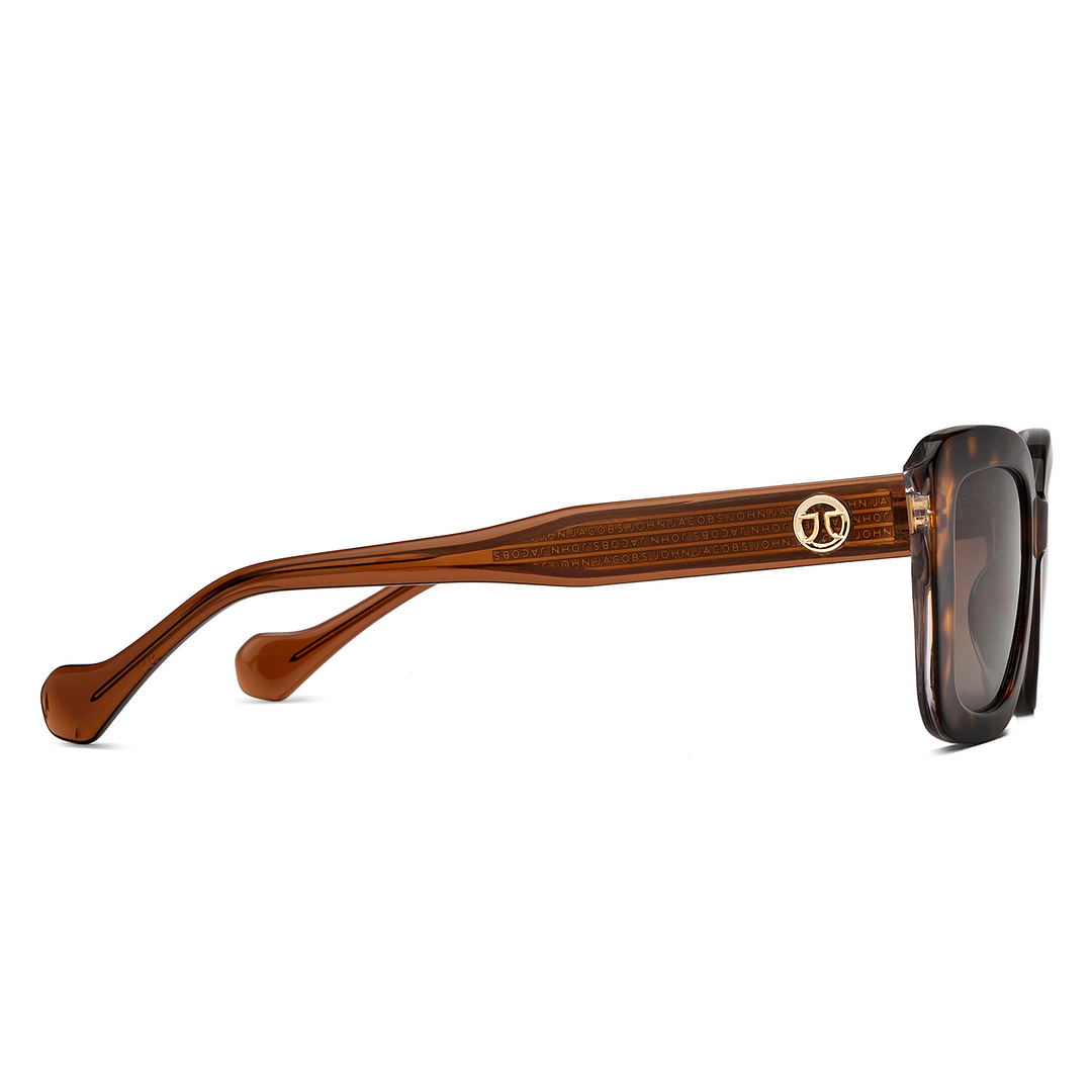 John Jacobs Online Tortoise Full Rim Rectangle left side