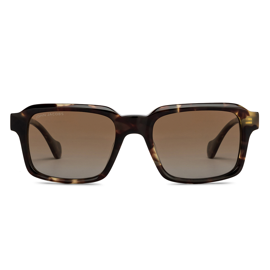 John Jacobs Online Tortoise Full Rim Square left side