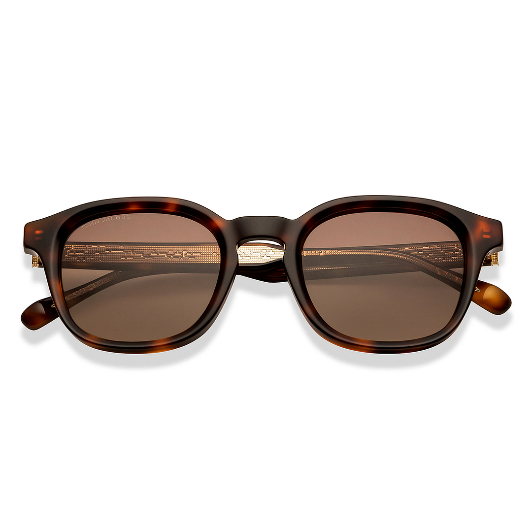 John Jacobs Online Tortoise Full Rim Square left side