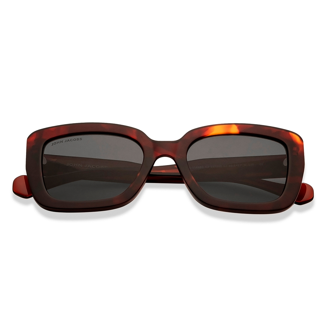 John Jacobs Online Tortoise Full Rim Rectangle left side