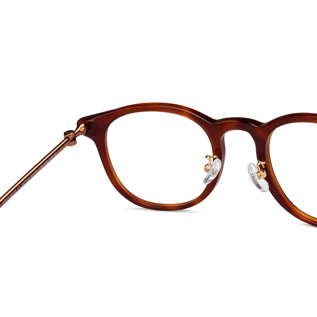 John Jacobs Online Tortoise Full Rim Round right side