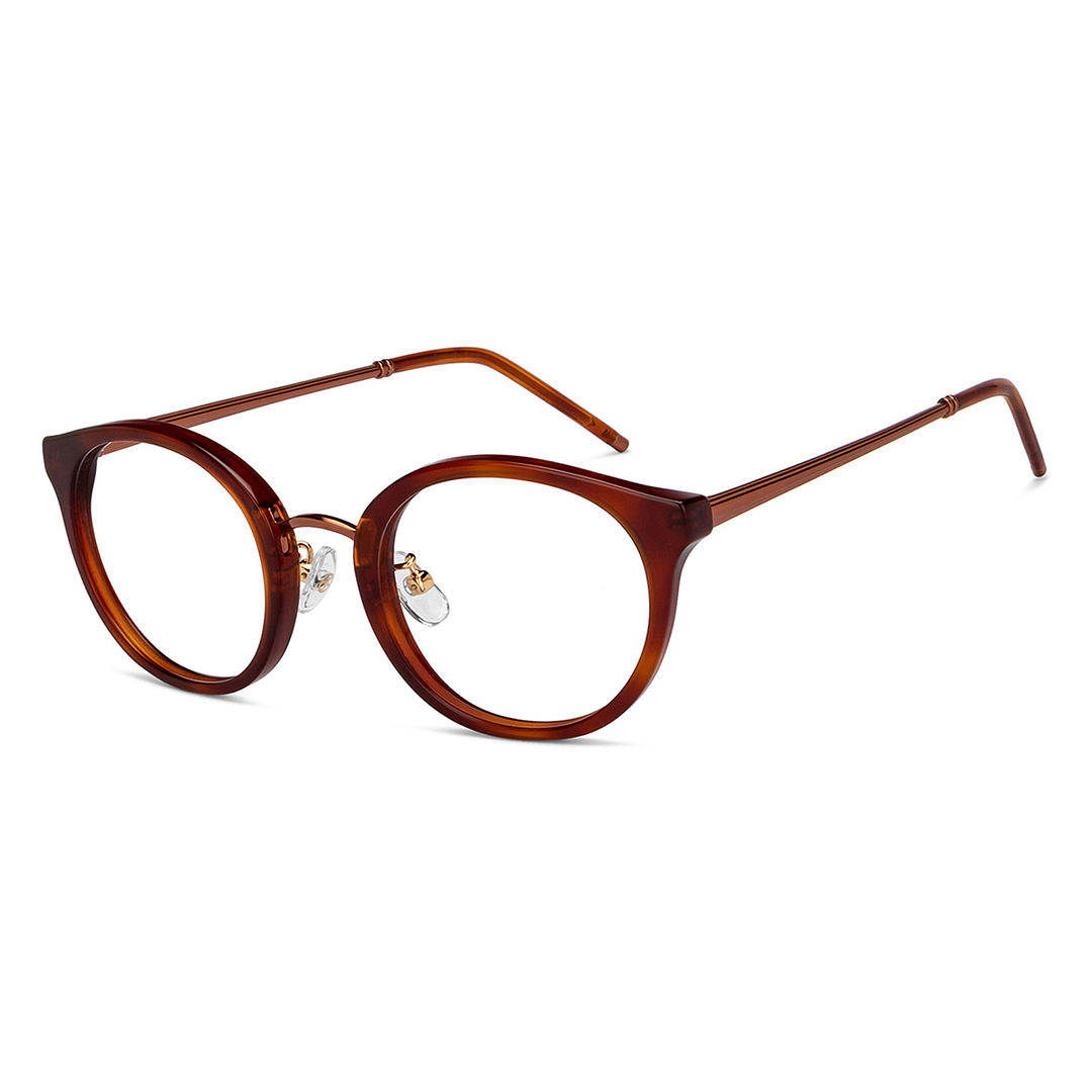 John Jacobs Online Tortoise Full Rim Round right side