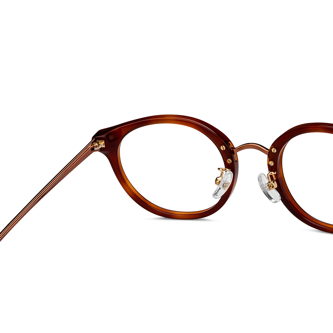 John Jacobs Online Tortoise Full Rim Round right side