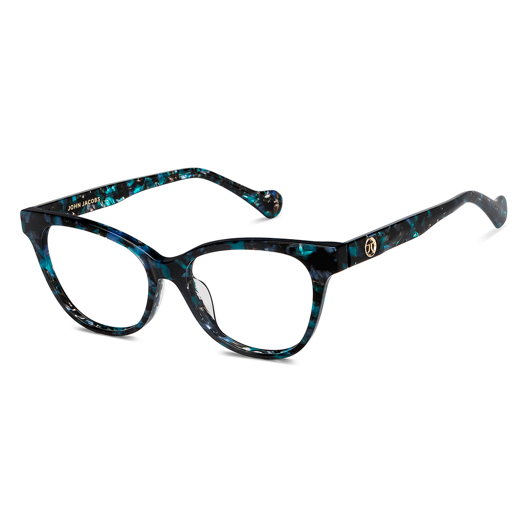 John Jacobs Tortoise Full Rim Cat Eye left side