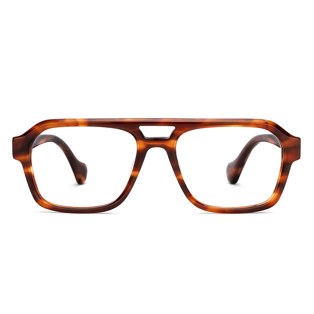 John Jacobs Online Light Brown Full Rim Square left side