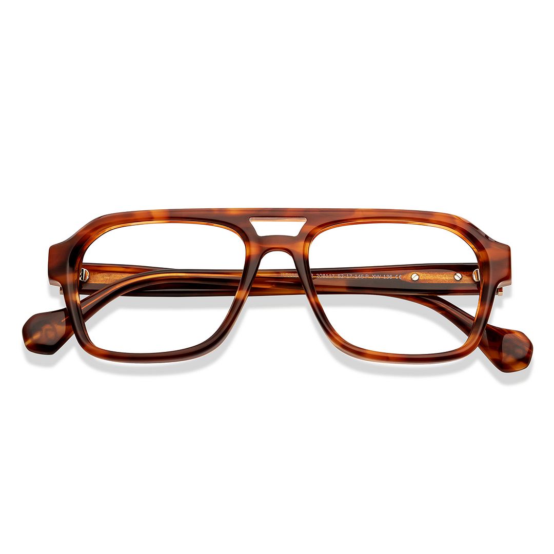 John Jacobs Online Light Brown Full Rim Square left side