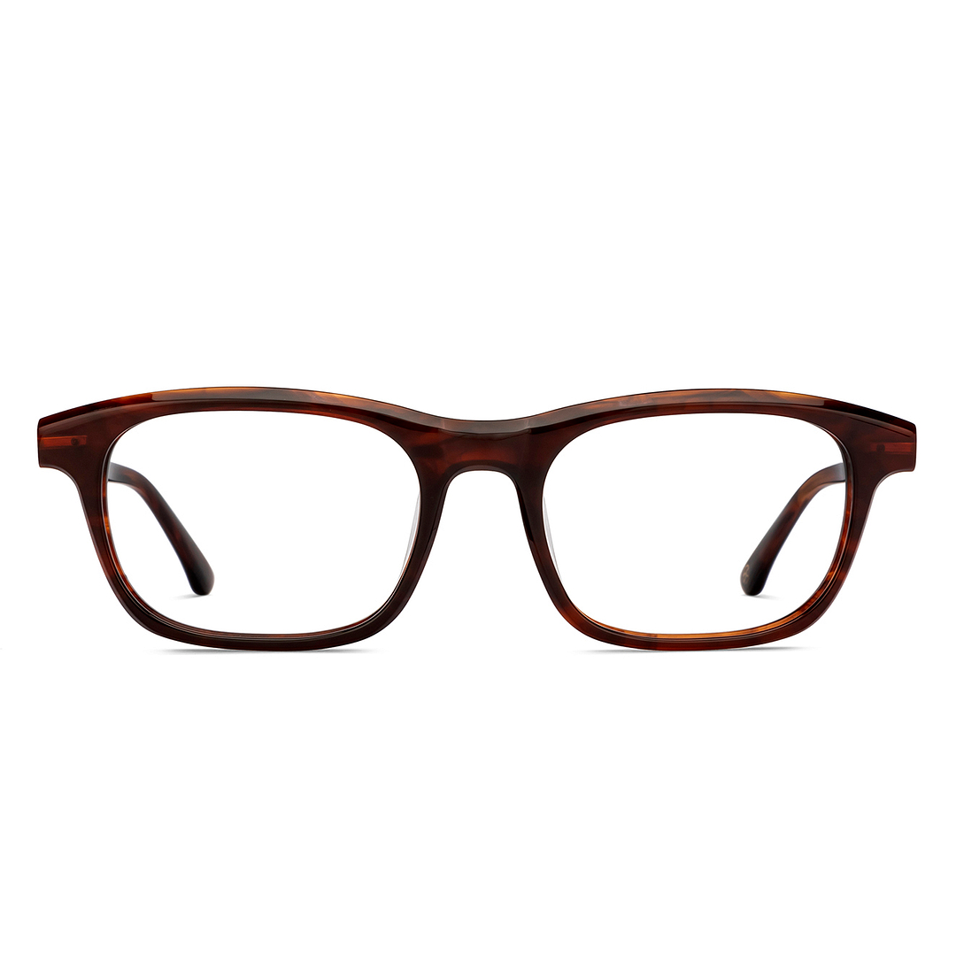 John Jacobs Tortoise Full Rim Rectangle right side