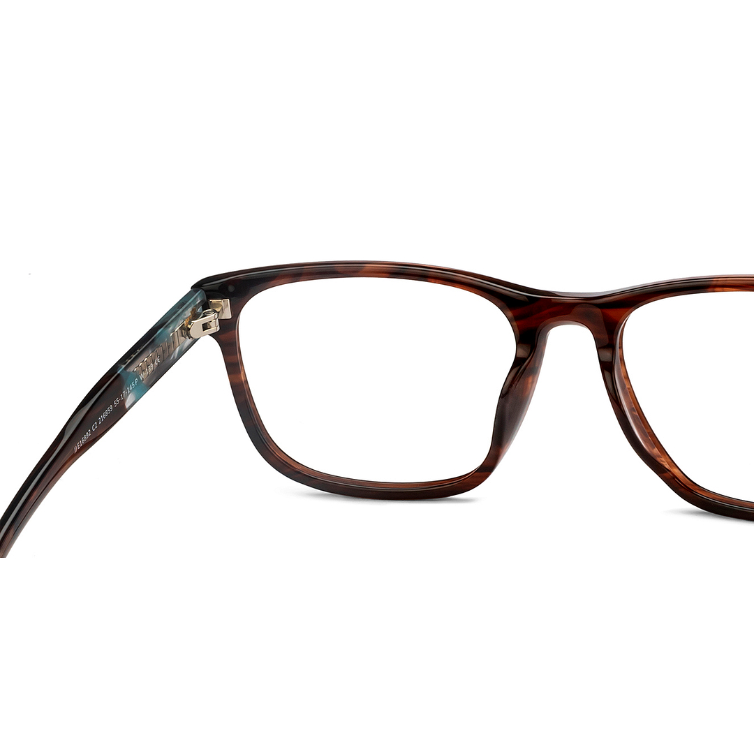 John Jacobs Tortoise Full Rim Square right side