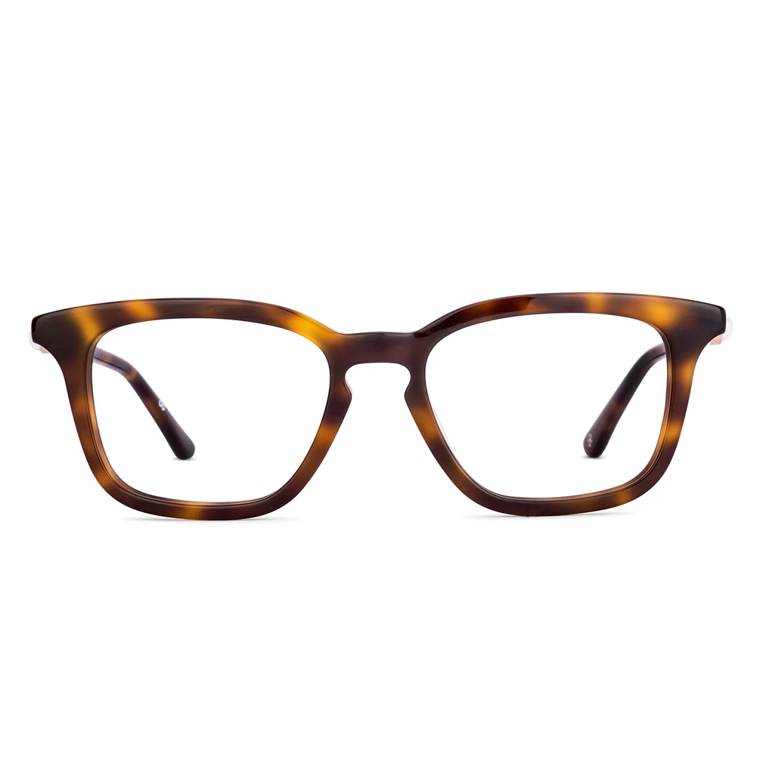 John Jacobs Tortoise Full Rim Rectangle right side