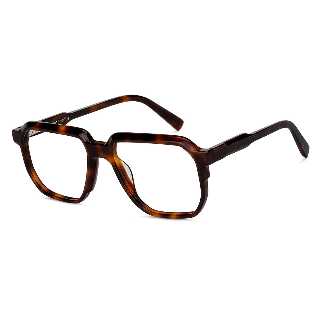 John Jacobs Online Tortoise Full Rim Square right side