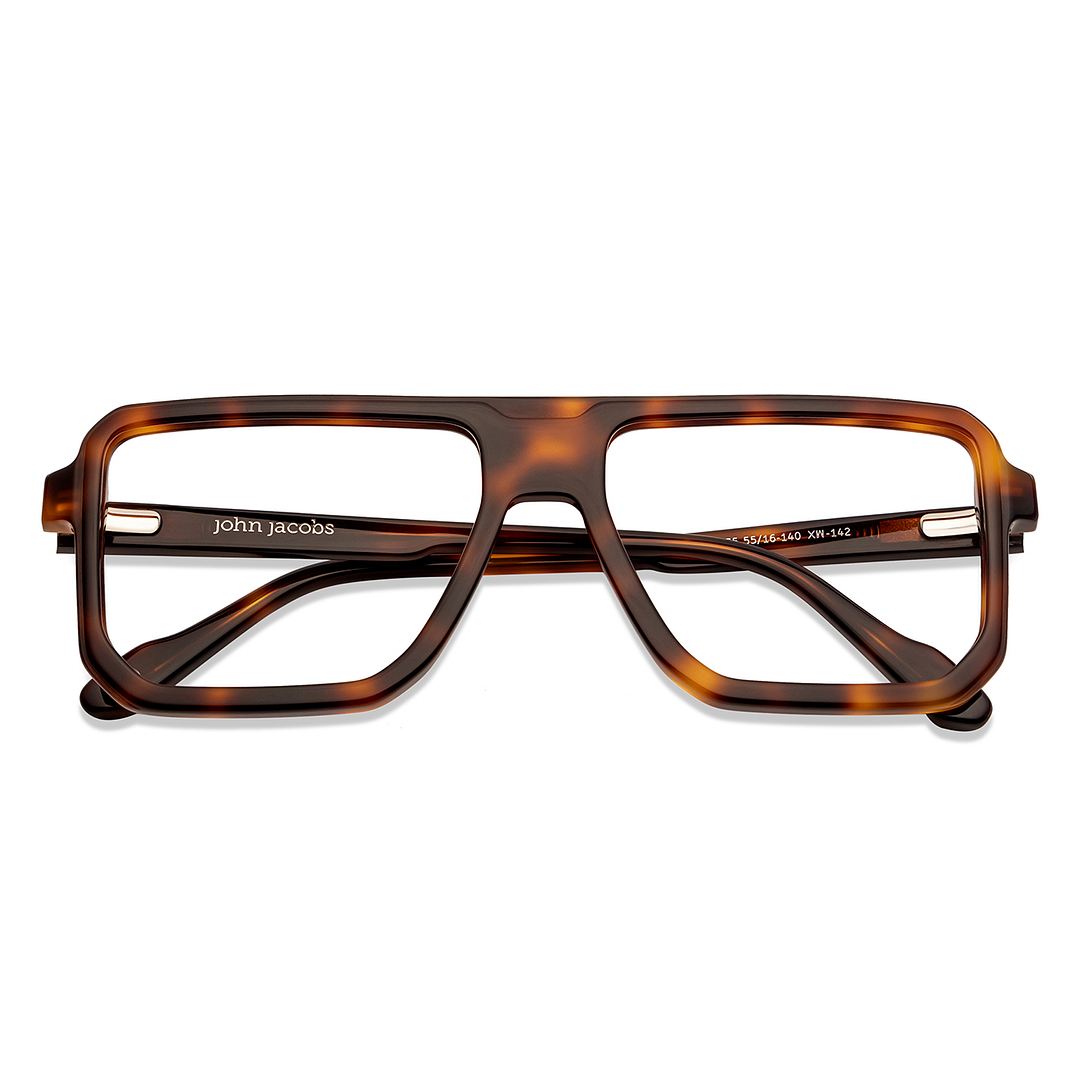 John Jacobs Online Tortoise Full Rim Square left side