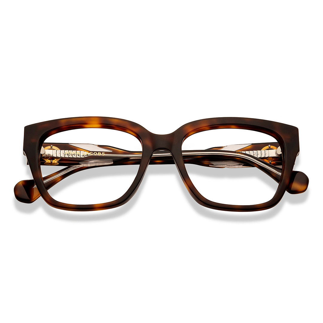 John Jacobs Tortoise Full Rim Square left side