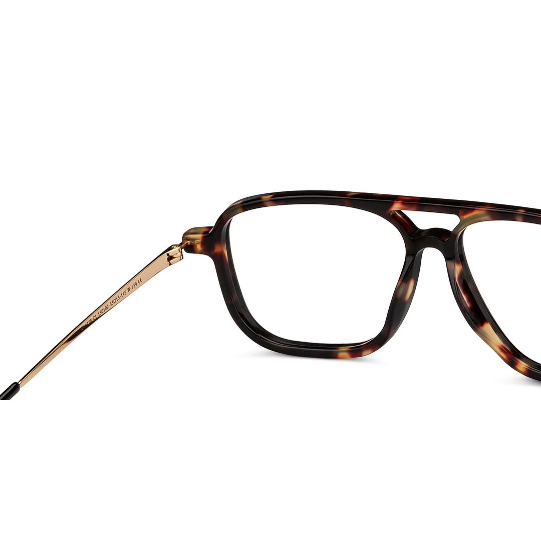 John Jacobs Online Light Brown Full Rim Square right side