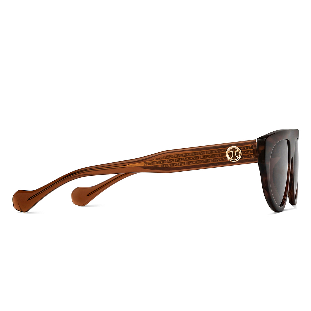 John Jacobs Online Tortoise Full Rim Cat Eye left side