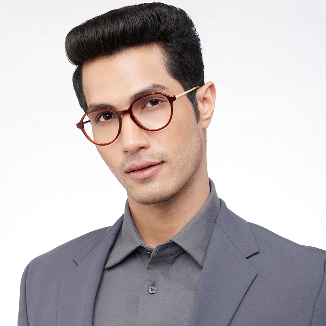 John Jacobs Online Tortoise Full Rim Round left side