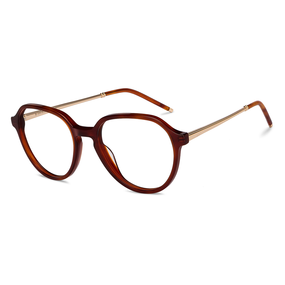 John Jacobs Online Tortoise Full Rim Round right side