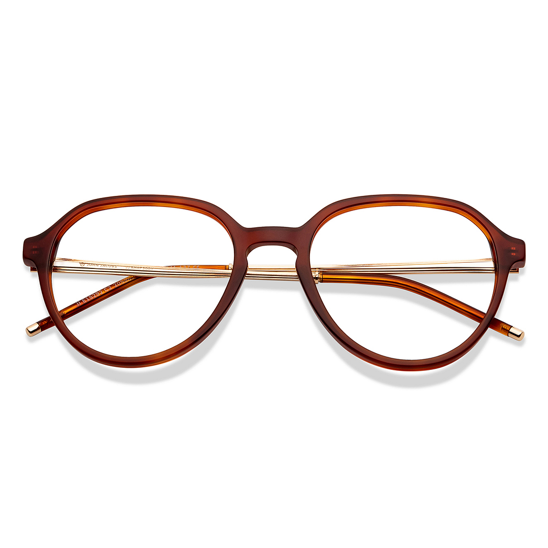 John Jacobs Online Tortoise Full Rim Round left side
