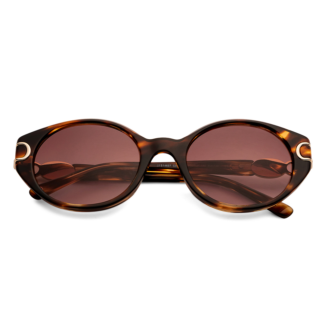 John Jacobs Online Tortoise Full Rim Round left side