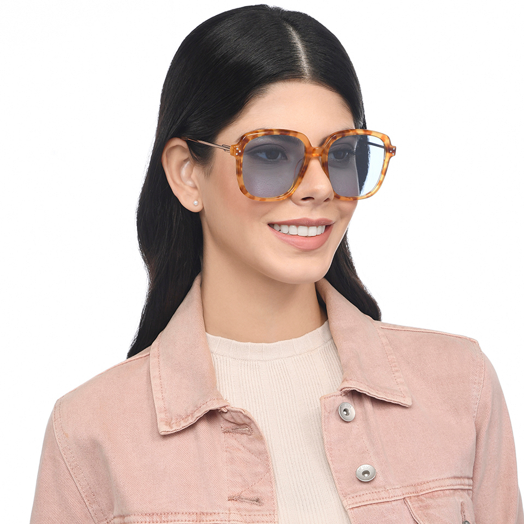 John Jacobs Online Tortoise Full Rim Square left side