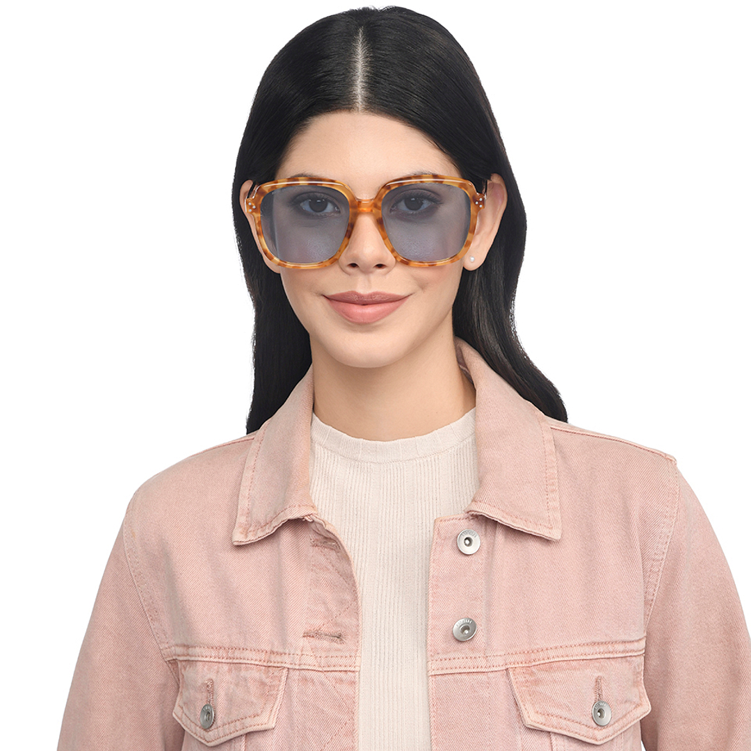 John Jacobs Online Tortoise Full Rim Square right side