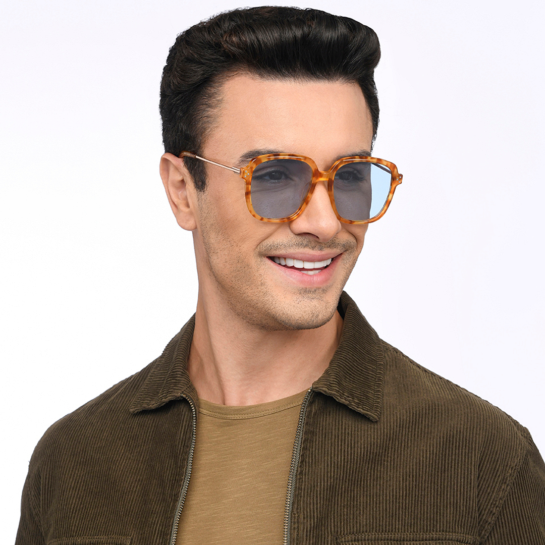 John Jacobs Online Tortoise Full Rim Square right side