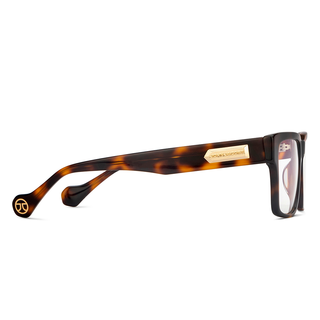 John Jacobs Tortoise Full Rim Square left side