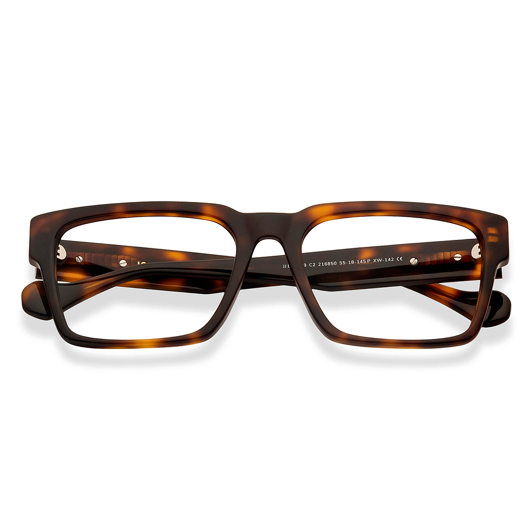 John Jacobs Tortoise Full Rim Square left side
