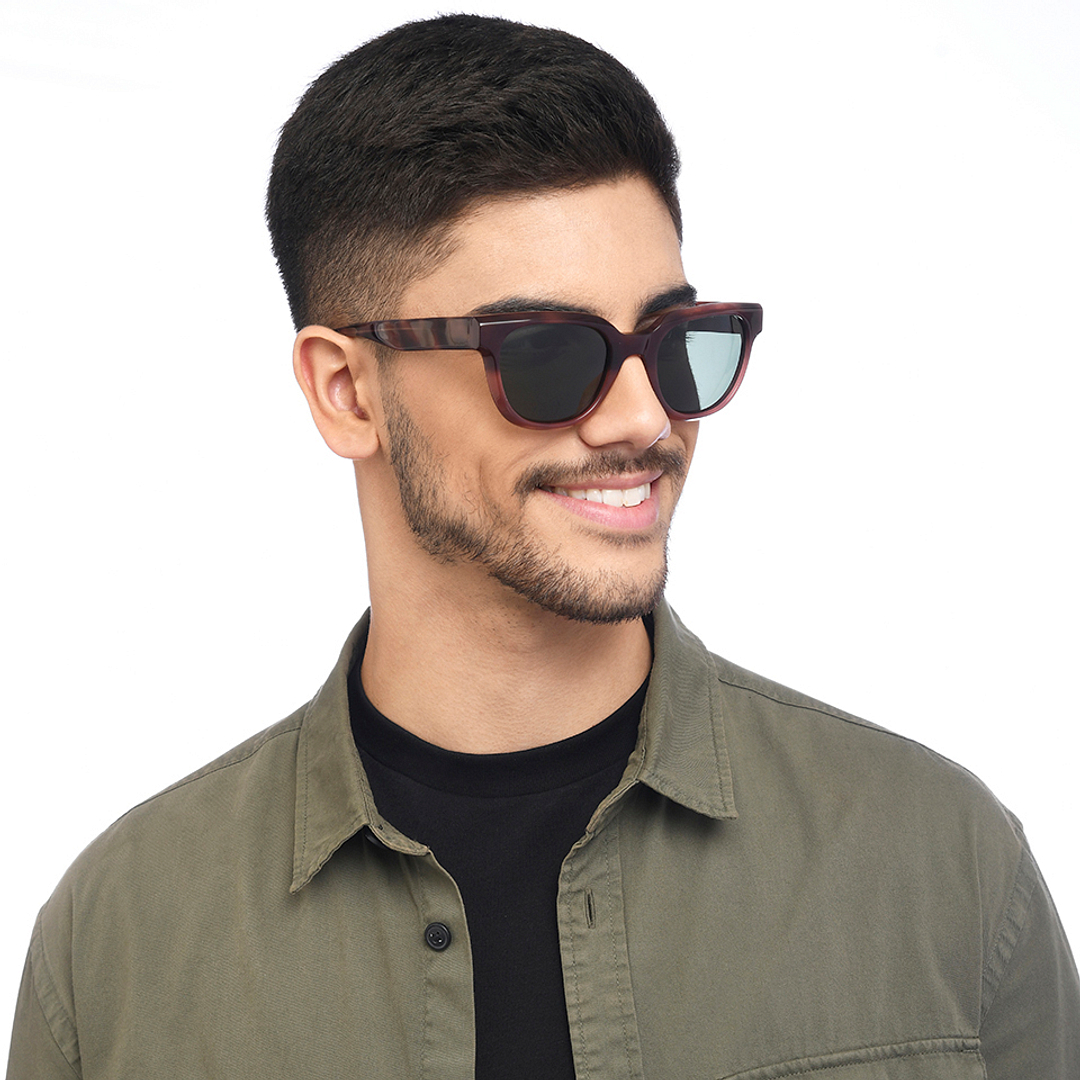 John Jacobs Online Tortoise Full Rim Square right side