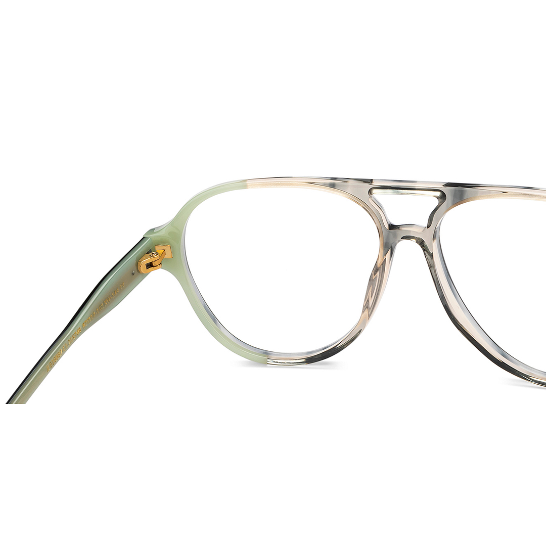 John Jacobs Tortoise Full Rim Aviator right side