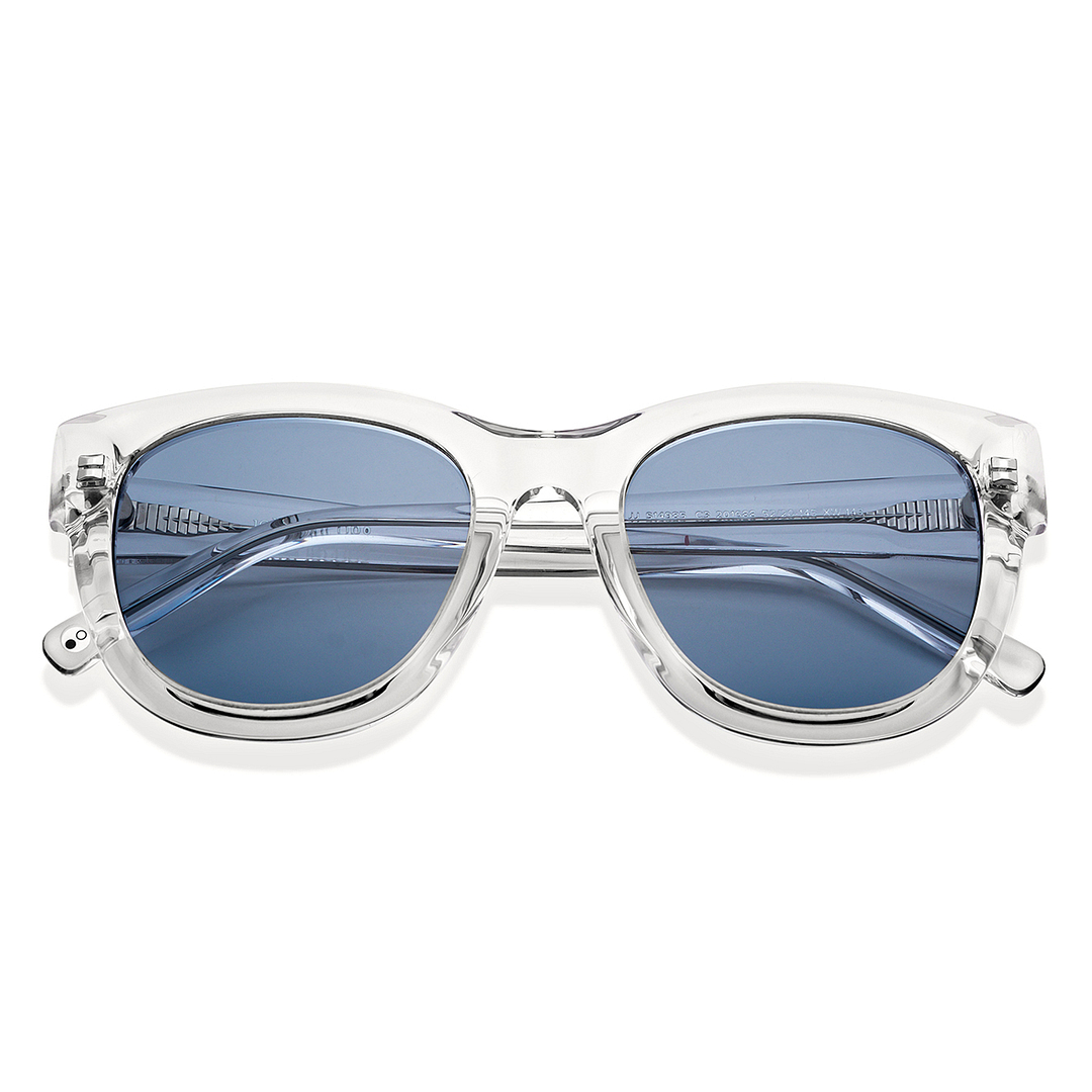 John Jacobs Online Crystal Transparent Full Rim Square left side