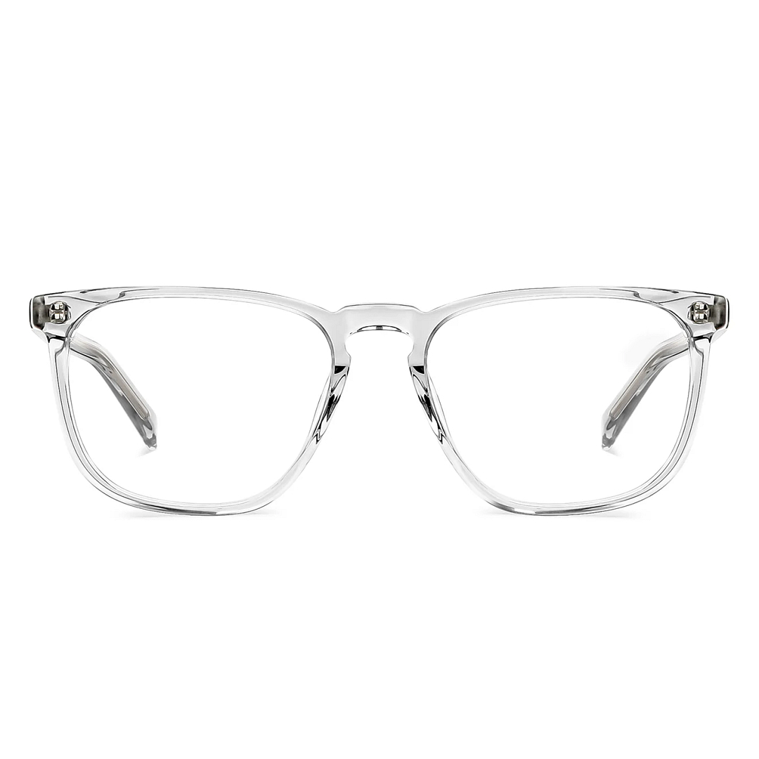 John Jacobs Crystal Transparent Full Rim Square right side