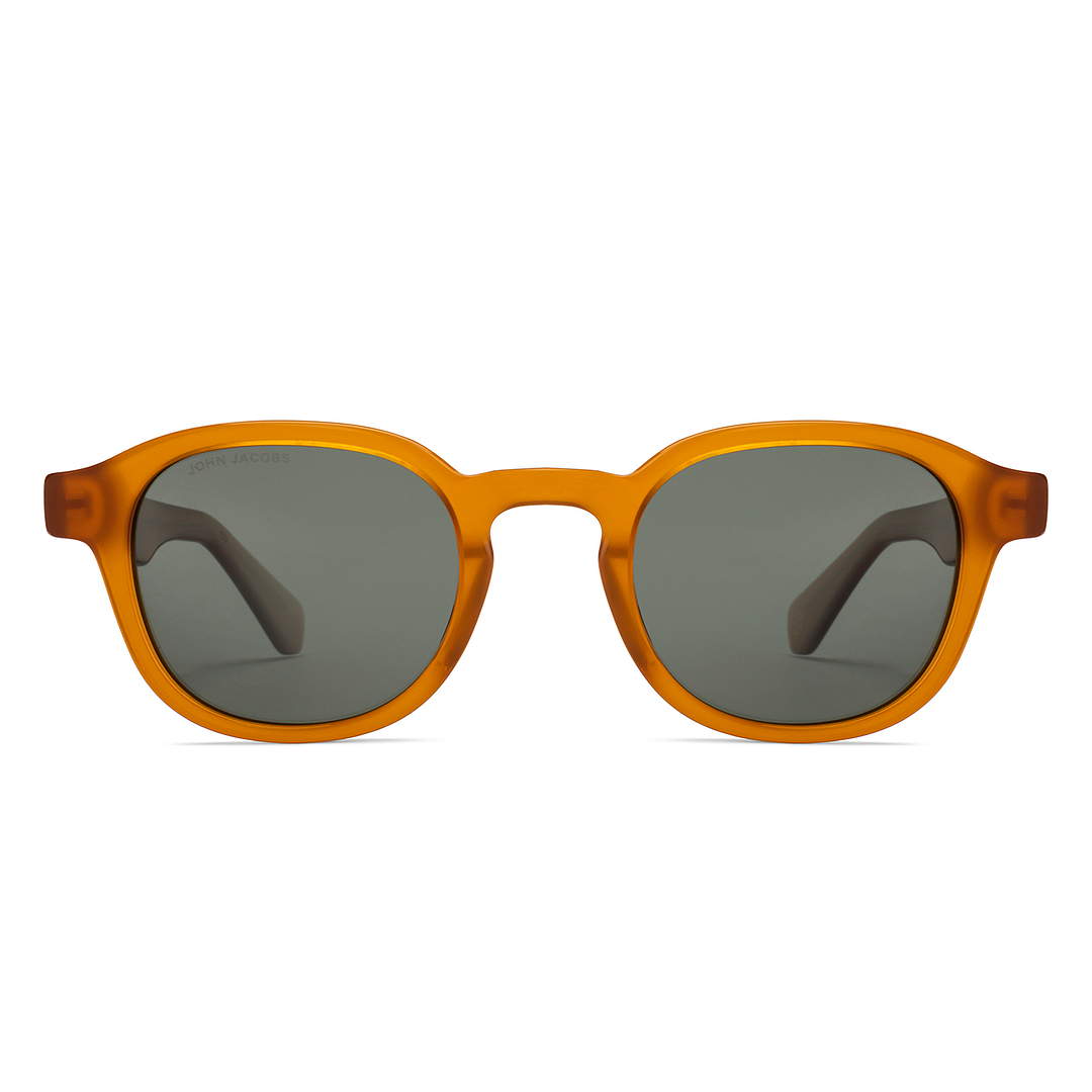 John Jacobs Orange Full Rim Round right side