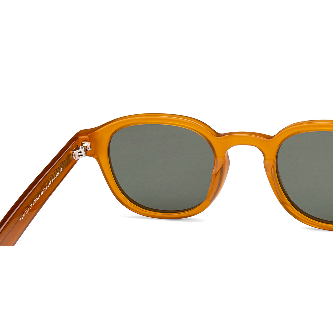 John Jacobs Orange Full Rim Round left side