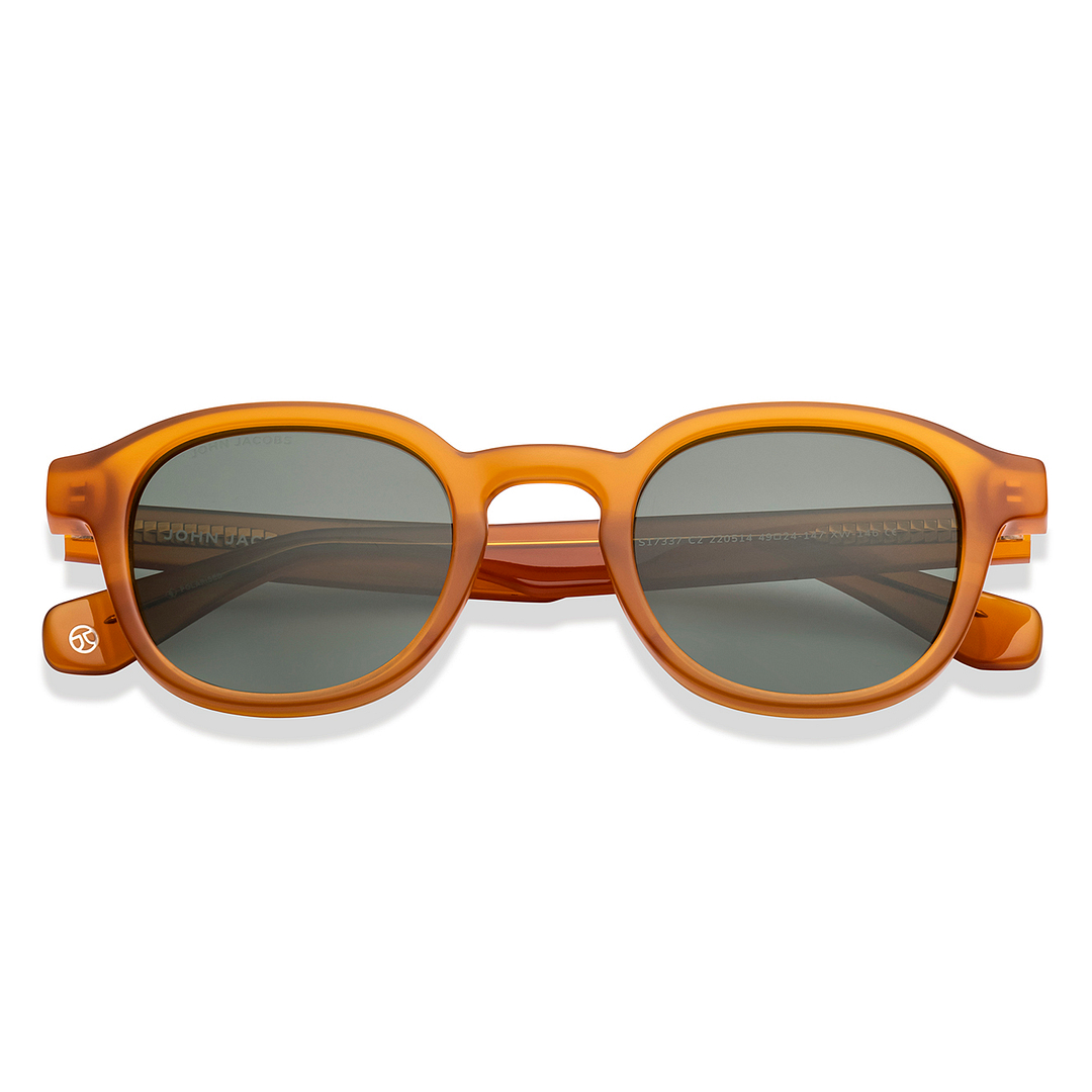 John Jacobs Orange Full Rim Round right side