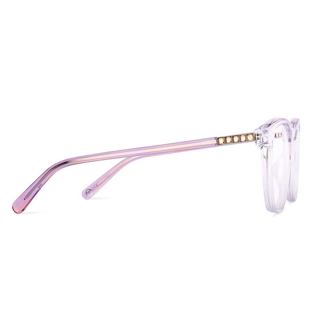 John Jacobs Crystal Full Rim Round left side