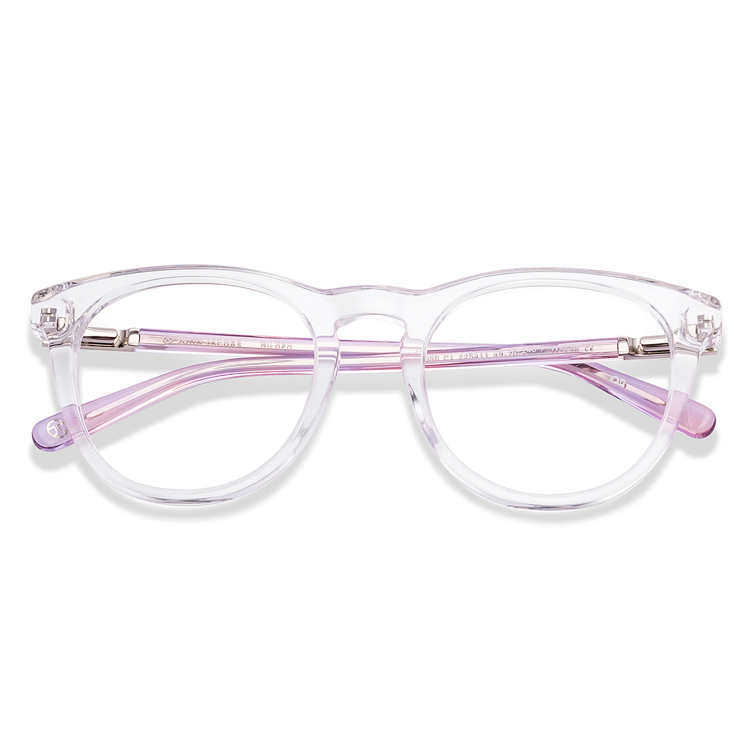 John Jacobs Crystal Full Rim Round left side