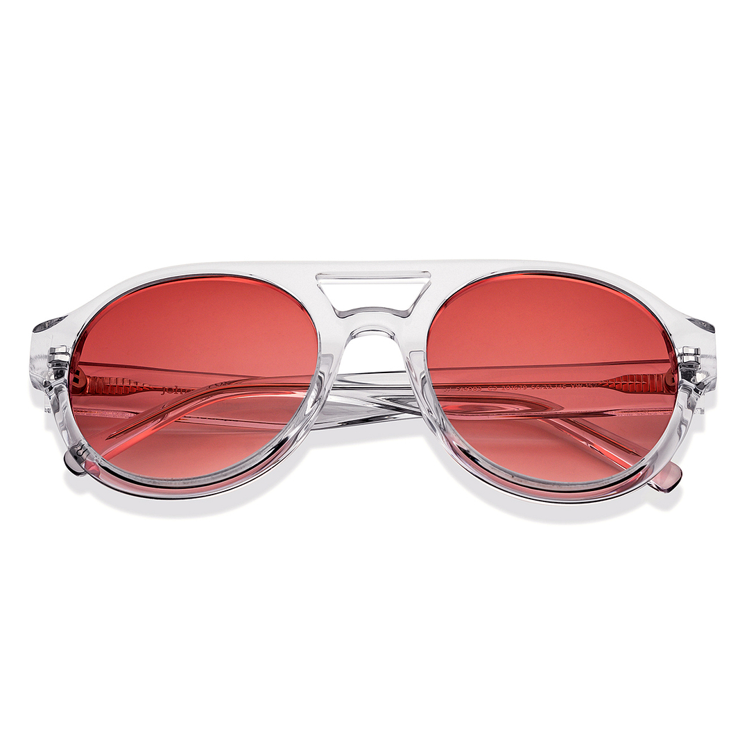 John Jacobs Crystal Full Rim Round left side