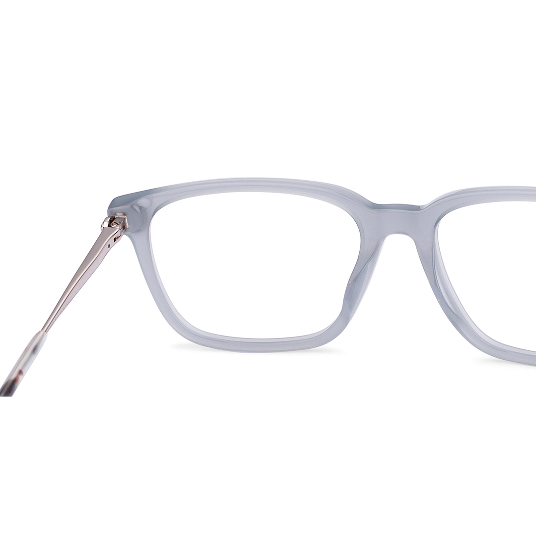 John Jacobs Blue Transparent Full Rim Square right side