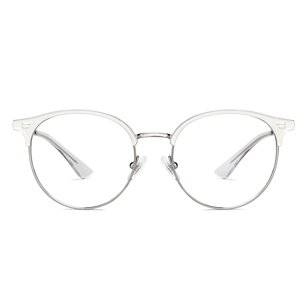 John Jacobs Online Silver Full Rim Cat Eye left side