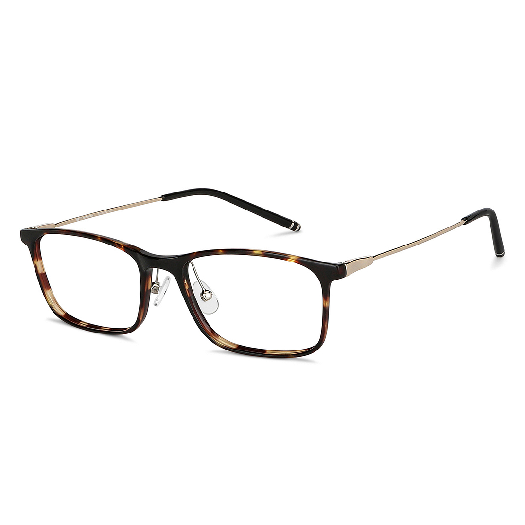 John Jacobs Light Brown Full Rim Rectangle right side