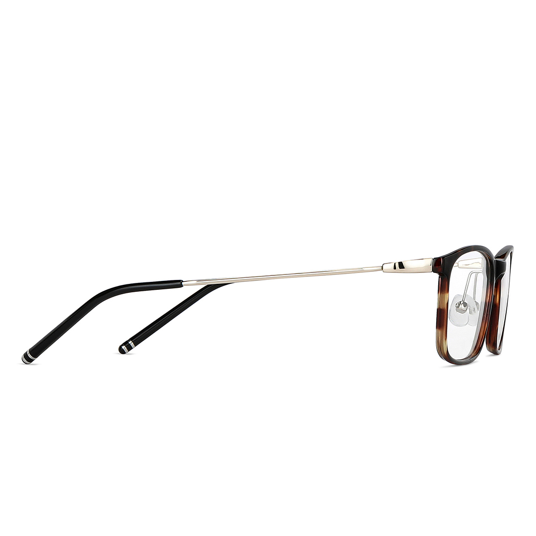 John Jacobs Light Brown Full Rim Rectangle left side